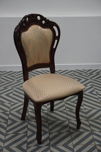 Кресло Bronte молочный с патиной из шоурума 8