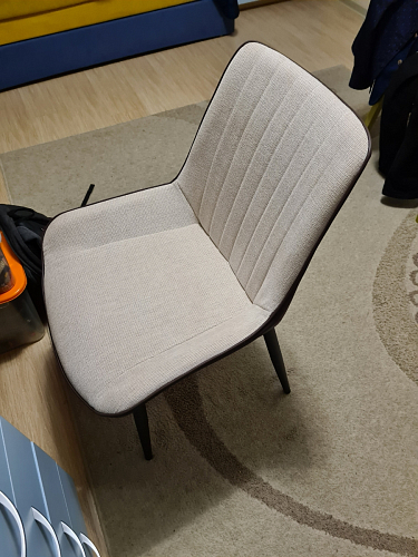 Стул на металлокаркасе Seda-1 green / black / gold фото покупателя 8