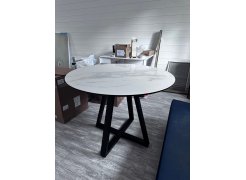 Стеклянный стол Норфолк 100 золото фото покупателя 53