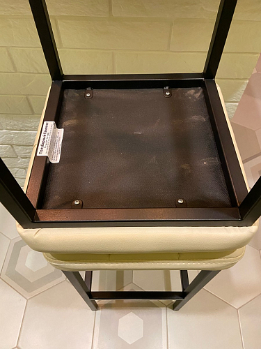 Барный стул Лофт ткань канди грей / черный матовый фото покупателя 52