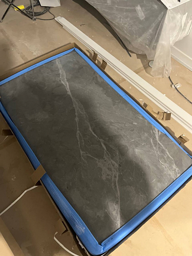 Керамический стол Вилли 140(200)х80х75 черный мрамор shakespeare black / черный фото покупателя 64