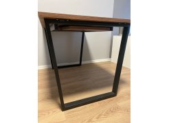 Деревянный стол Лота Лофт 120(160)х75 черный матовый / бетон светлый фото покупателя 308