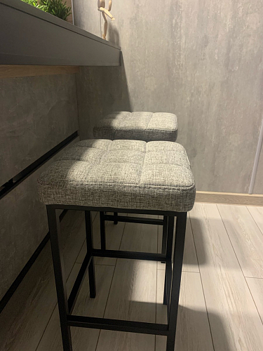 Полубарный стул Лофт мадера 20 / белый матовый фото покупателя 236