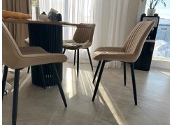 Стул на металлокаркасе Вейв П темно-серый / черный фото покупателя 192