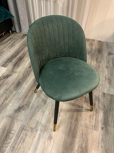 Стул на металлокаркасе Gabi 1 beige / black фото покупателя 922