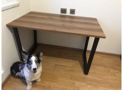 Стол Лота Лофт 140 25 мм юта / белый матовый фото покупателя 598