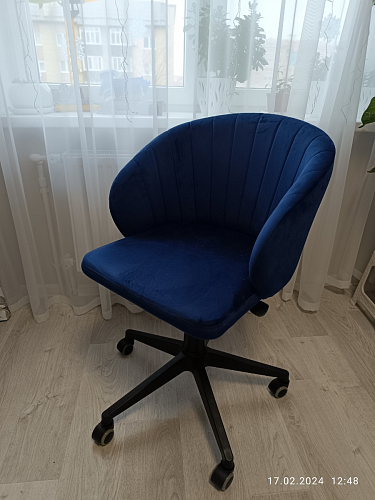 Компьютерное кресло Пард confetti silver серый / черный фото покупателя 90