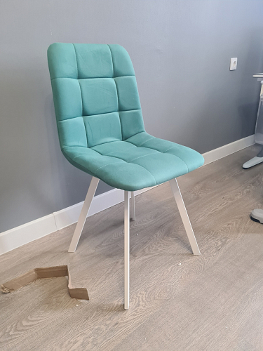 Стул на металлокаркасе Чилли К кирпичный / черный фото покупателя 572