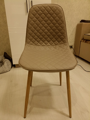 Стул на металлокаркасе Capri голубой фото покупателя 74