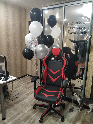 Компьютерное кресло Racer черное / оранжевое фото покупателя 45