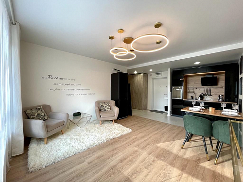 Стул на металлокаркасе Gabi dark beige / black / silver фото покупателя 925