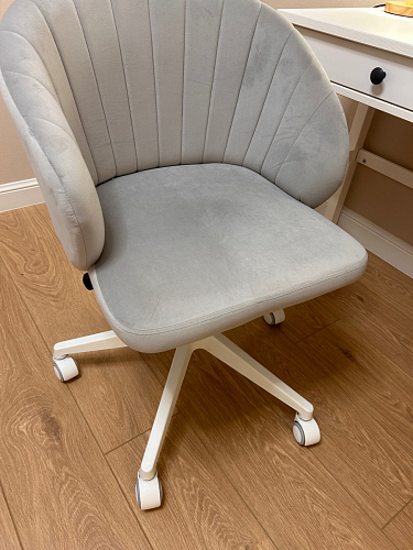 Компьютерное кресло Пард экокожа белый фото покупателя 172