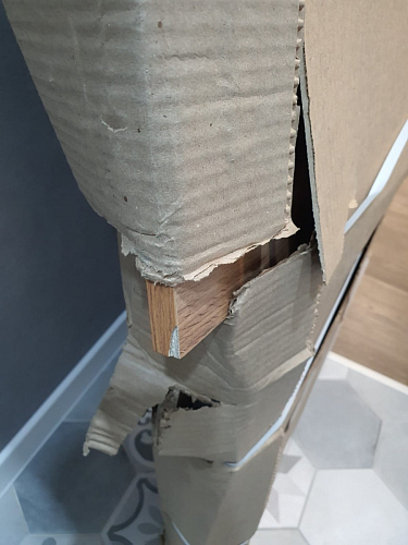 Письменный стол Битти Лофт 116х60х75 дуб вотан / белый матовый фото покупателя 76