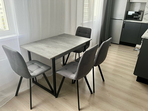 Комплект стульев Чилли 2 шт бежевый / черный фото покупателя 771