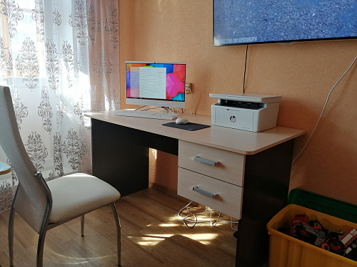 Стол письменный СП3 венге / дуб молочный фото покупателя 5