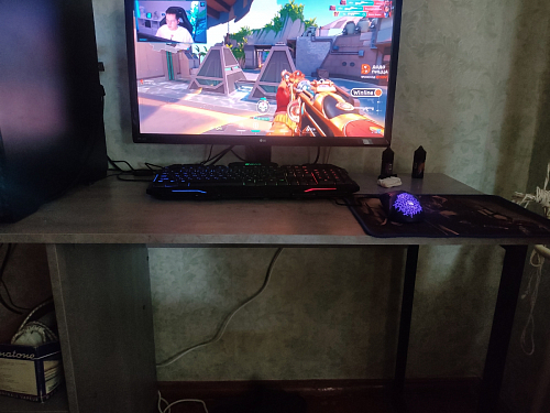 Письменный стол Челси Лофт дуб делано светлый / белый матовый фото покупателя 31