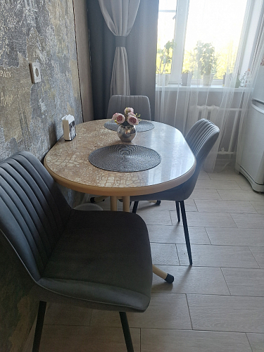 Комплект стульев Седа К 4 шт латте / черный фото покупателя 63