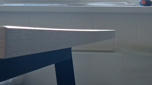 Деревянный стол Колон Лофт 120(160) х 75 черный матовый / бетон фото покупателя 49