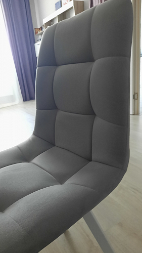 Стул на металлокаркасе Чилли черный / зеленый фото покупателя 810