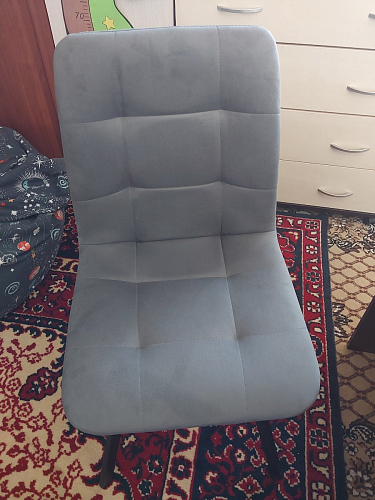 Комплект стульев Чилли 4 шт темно-серый / черный фото покупателя 623