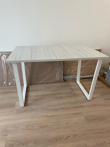 Стол Лота Лофт 120 25 мм сабия / белый матовый фото покупателя 882