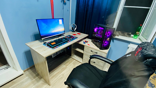 Компьютерный стол КСТ-109П правый венге фото покупателя 8