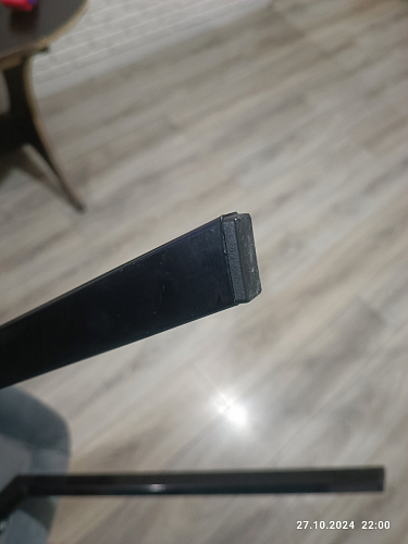 Стул на металлокаркасе Чилли черный / зеленый фото покупателя 531