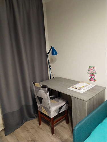 Письменный стол Битти Лофт 116х60х75 дуб вотан / черный матовый фото покупателя 28