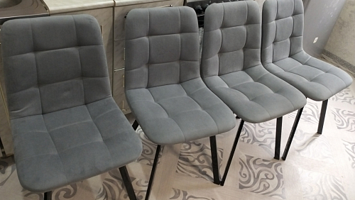 Комплект стульев Чилли 2 шт бежевый / черный фото покупателя 312