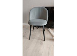 Стул на металлокаркасе Gabi 1 gray / black фото покупателя 87