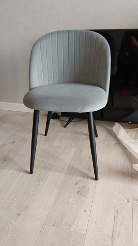 Стул на металлокаркасе Gabi 1 light purple / black фото покупателя 87