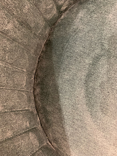 Стул на металлокаркасе Gabi 1 light blue / black / gold фото покупателя 946