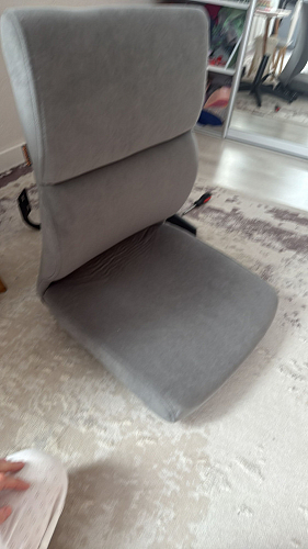 Компьютерное кресло Benefit/Бенефит флок серый 29 фото покупателя 42