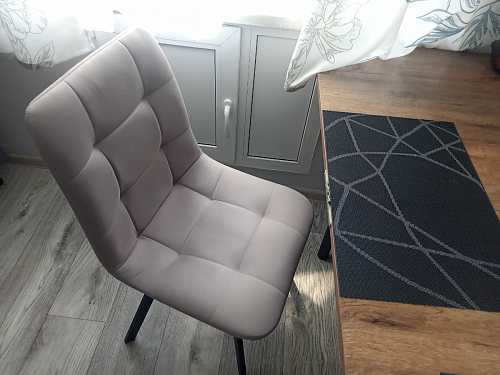 Стул на металлокаркасе Чилли бирюзовый / черный фото покупателя 677