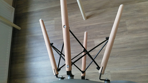 Пластиковый стул Eames PC-015 желтый фото покупателя 430