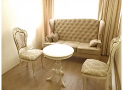 Деревянный стул Bronte молочный / патина фото покупателя 1