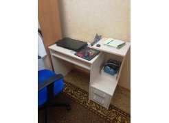 Компьютерный стол Джаз-24 левый белый фото покупателя 105