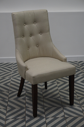 Стул Elegance white / fabric grey из шоурума 4