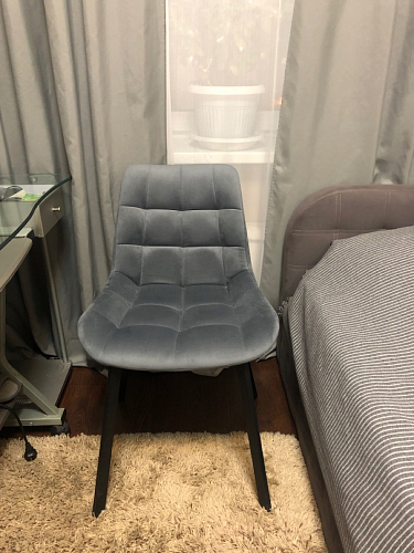 Стул на металлокаркасе Челси К крутящийся бирюзовый / черный фото покупателя 72