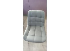 Стул на металлокаркасе Челси светло-серый / черный каркас фото покупателя 124