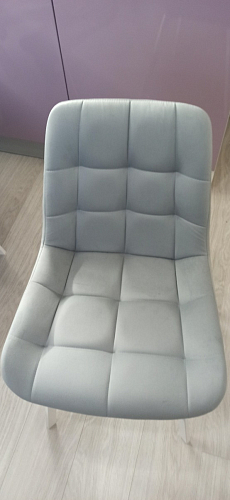 Деревянный стул Челси 360 светло-серый (zd 960) / светлое дерево фото покупателя 125