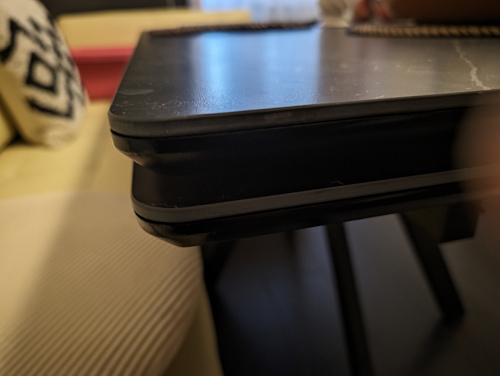 Керамический стол Вилли 140(200)х80 carmen light grey / черный фото покупателя 48