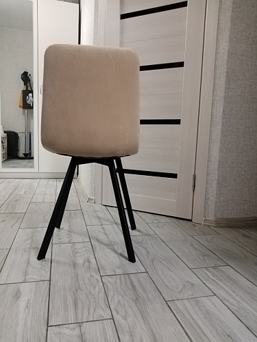 Комплект стульев Чилли 4 шт темно-серый / черный фото покупателя 281