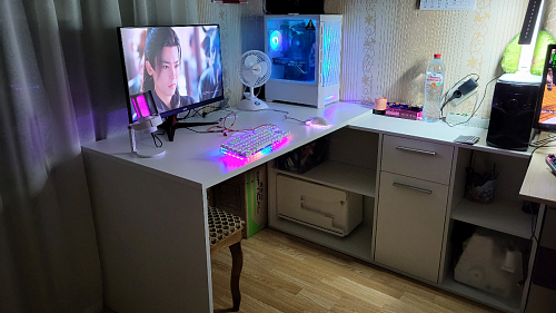 Письменный стол Лайт 03.245F белый гладкий 101 фото покупателя 90