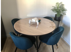 Стул на металлокаркасе Gabi green / black фото покупателя 886