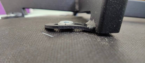 Стул на металлокаркасе Чилли синяя ткань / белый фото покупателя 889