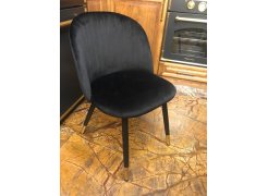 Стул на металлокаркасе Gabi 1 бежевый / черный с серебряными наконечниками фото покупателя 687