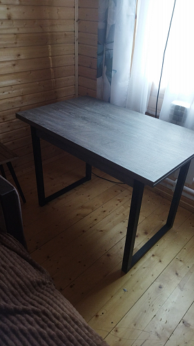 Стол Форли дуб рошелье / черный матовый фото покупателя 38