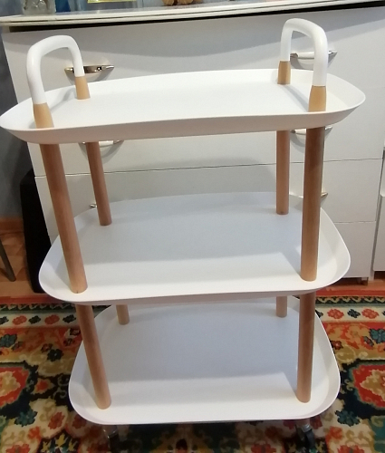 Сервировочный столик Case 56х35х82 white фото покупателя 10