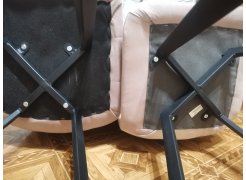 Стул на металлокаркасе Чилли горчичный / белый фото покупателя 636